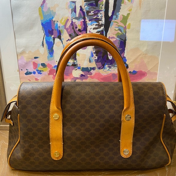 Celine Macadam Bowler Satchel - Picture 5 of 8